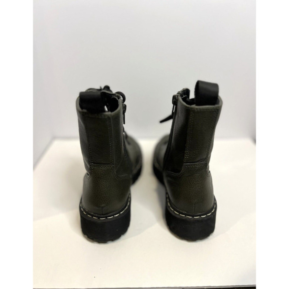 Sincerely Jules Combat Boots Grey/Green SIZE 6‎ Womens - Picture 3 of 4